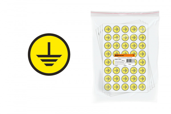 Символ "Заземление" 20х20мм TDM