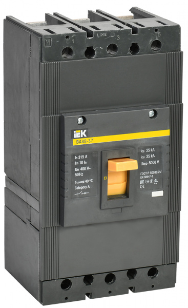 Авт. выкл. ВА88-37 3Р 315А 35кА IEK