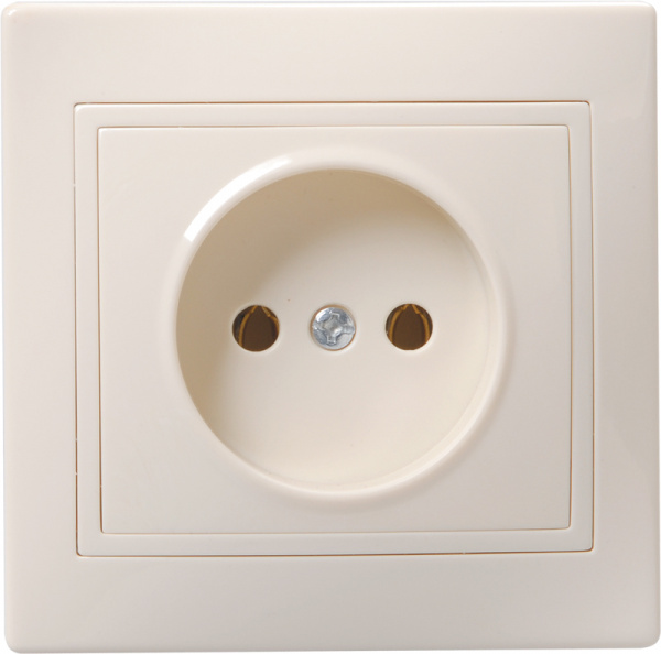 KVARTA Роз. 1-мест. без з/к/ш 10А РС10-2-ККм крем. IEK