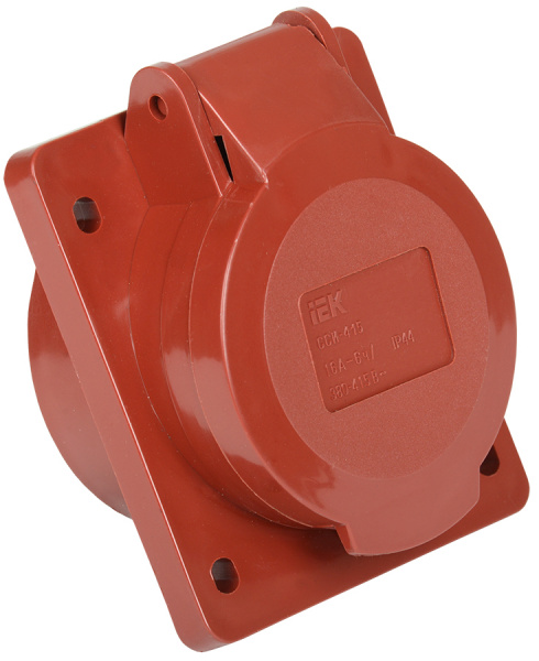 Розетка встр. ССИ-415 16А-6ч 380В 3P+PE+N IP44 IEK