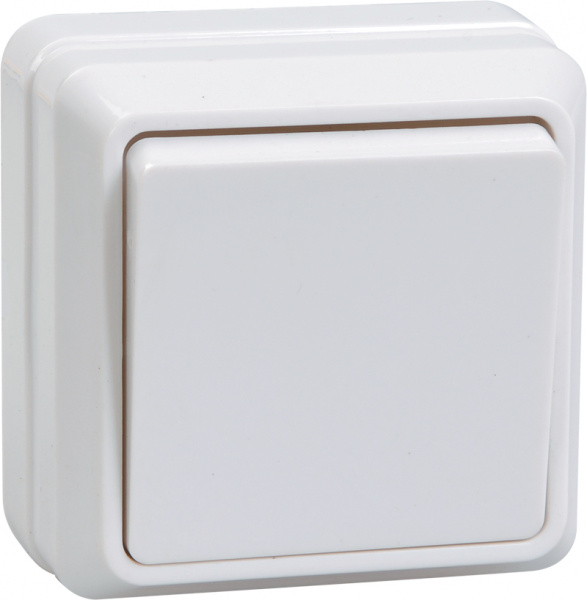 OKTAVA Выключ. 1-кл. о/у 10А ВС20-1-0-ОБ бел. IEK