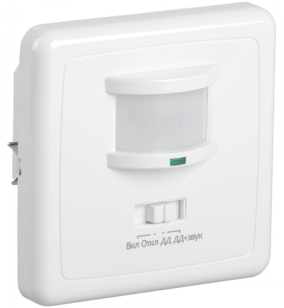 Датчик движения ДД 035 белый, макс. нагрузка 500Вт, угол обзора 140град., дальность 12м, IP20, IEK