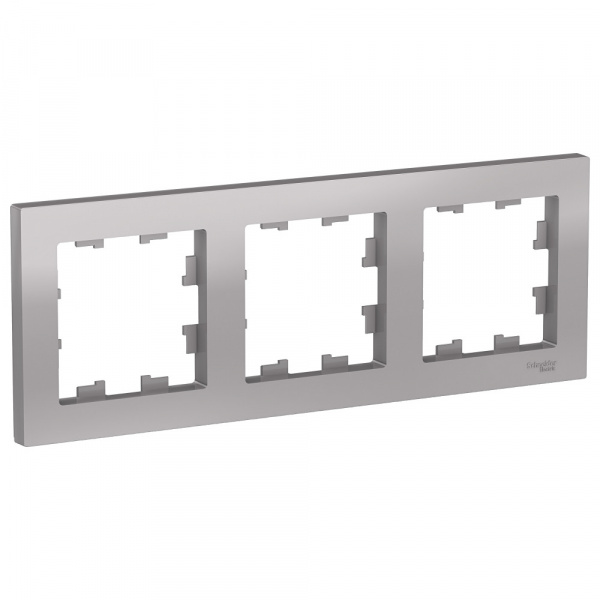 Рамка 3-м AtlasDesign универс. алюм.