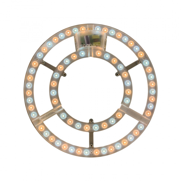 02-69 Модуль светодиодный со встроенным драйвером 230В, 72Вт, smd2835, 5200лм, DIM, 3000-6500К, круглая, Ø307х27мм, с пультом дистанционного управления