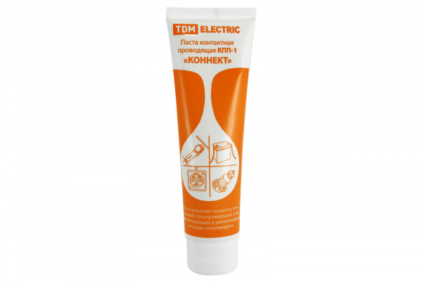 Паста контактная проводящая КПП-1 "КОННЕКТ", 100 г TDM