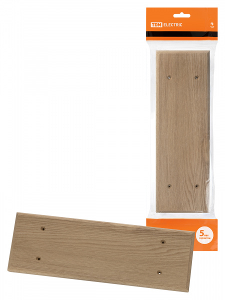 Накладка на бревно деревянная универсальная НБУ 1Пх3 95х290 мм, под покраску TDM