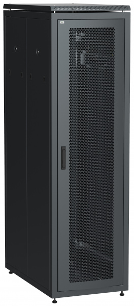 ITK LINEA N 42U 600х1000мм перф. пер. дв. зад. перф. чер.