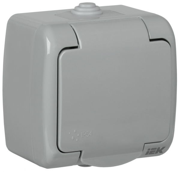 AQUATIC Роз. 1-ая с з/к о/у 16А IP54 РСш12-2-А IEK