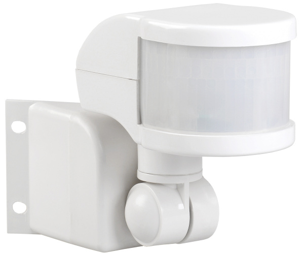 Датчик движения ДД 018В белый, макс. нагрузка 1100Вт, угол обзора 270град., дальность 12м, IP44, IEK