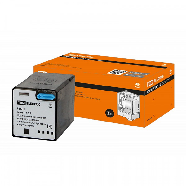 Реле РЭК11Ц/3 10А  12В AC (без разъема Р11Ц арт. SQ1503-0041) TDM