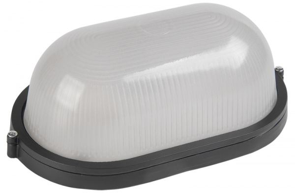 Светильник НПП1401 черный/овал 60Вт IP54 IEK