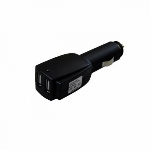 Автозарядка в прикуриватель 2xUSB (АЗУ) (5 V, 1000 mA) REXANT