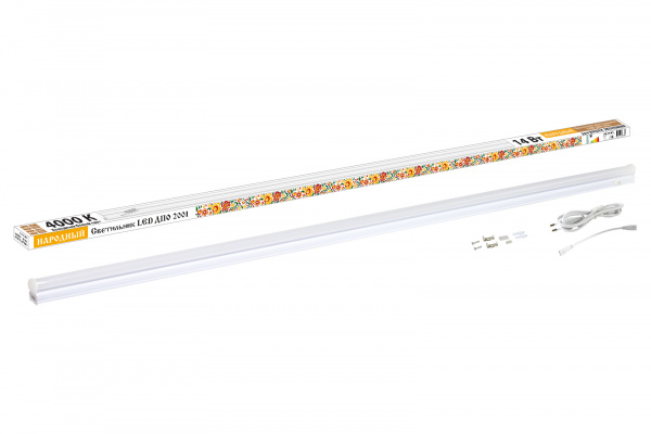 Светильник LED ДПО 2001 14 Вт, 4000К, IP40, Народный