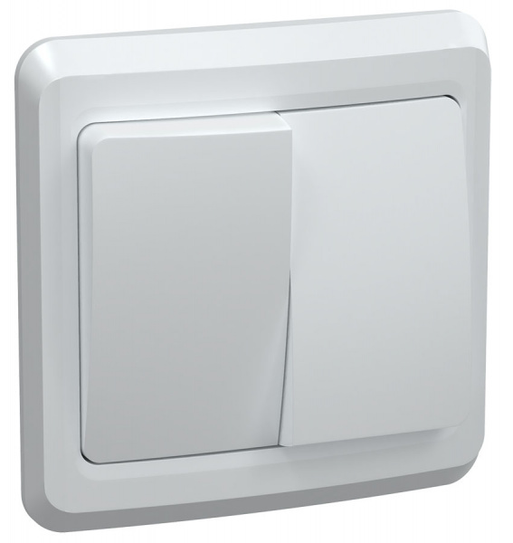 VEGA Выключ. 2-кл. 10А ВС10-2-0-ВБ бел. IEK