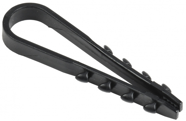 Дюбель хомут 5-10мм нейлон черный (100шт) IEK