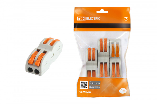 Клемма соединительная проходная СК-412-2 (2,5мм2) (4 шт/упак) TDM