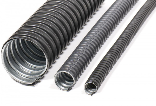 Металлорукав в ПВХ изоляции РЗ-ЦП нг-LS  20 (50 м) с протяжкой ЗЭТАРУС