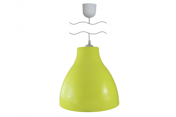 Светильник НСБ 21-60-022 УХЛ4 "Melodi" желтый, шнур белый TDM