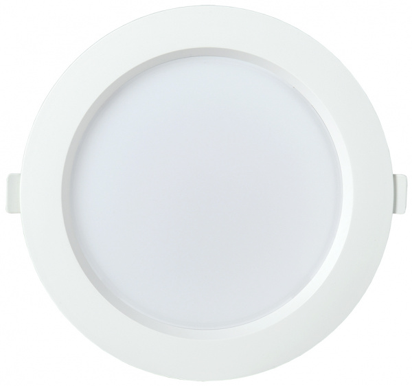 Светильник LED ДВО 1704 белый круг 24Вт 6500K IP40 IEK