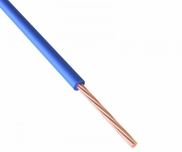 Провод ПГВА REXANT 1х2.50 мм², синий, бухта 100 м