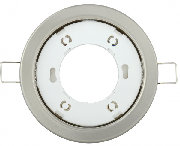 Светильник 4114 встр. под лампу GX53 хром матовый IEK