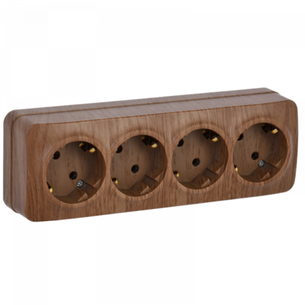 GLORY Роз. 4-я с з/к без з/ш о/у 16А РС24-3-ХС сосна IEK