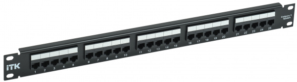 ITK 1U телефонная патч-панель кат. 3 25 портов 110 IDC