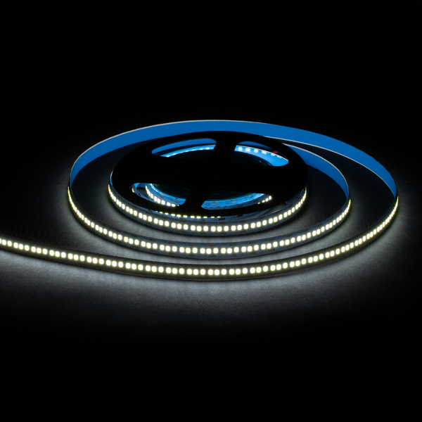 LSE-267 Светодиодная лента 12В, 19,2Вт/м, smd2835, 240д/м, IP20, 19Лм/чип, ширина подложки 10мм, 5м, х/б, 6500К.