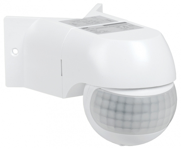 Датчик движения ДД 016 белый 800Вт 180гр 12м IP44 IEK