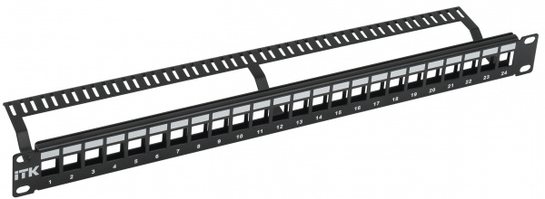 ITK 1U Модульная патч-панель UTP 24 порта