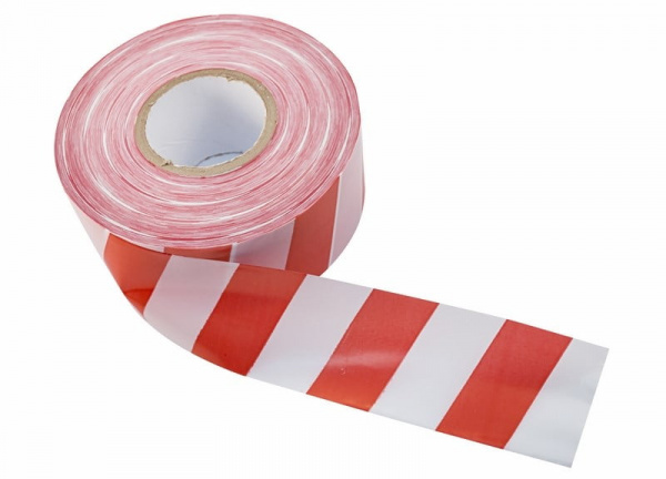Оградительная лента  50 мкм*75мм*100 п.м. REXANT