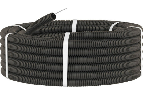 ELASTA Труба гофр. ПВХ d=20мм с зондом (100м) IEK