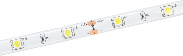 Лента LED 5м LSR-5050WW30-7,2-IP65-12В IEK