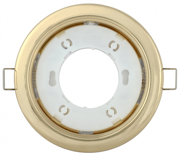 Светильник 4114 встр. под лампу GX53 золото IEK