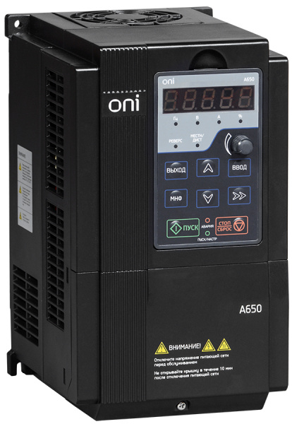 Преобразователь частоты A650 380В 3Ф 2,2kW 5,5А ONI