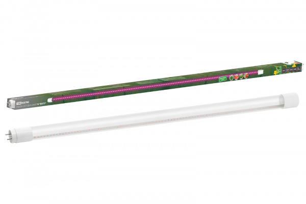 Лампа светодиодная T8-18 Вт-230 В-G13 "ФИТО" 1200 мм TDM