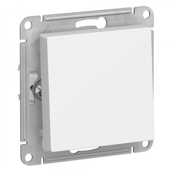 Выключатель одноклавишный Atlasdesign скрытой установки 10А  (cx.1а) механизм белый  ATN000111 Schneider Electric