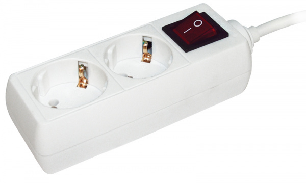 Удлинитель У02К 2 места 2P+PE/5 метров 3х1мм2 16А/250 IEK