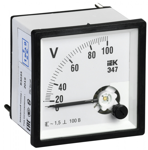 Вольтметр Э47 100В кл. точн. 1,5 96х96мм